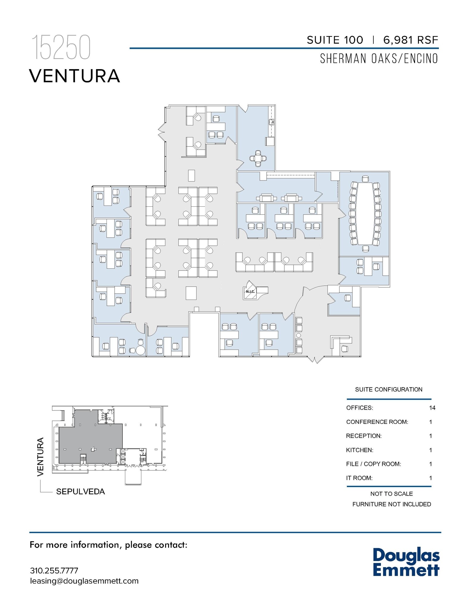 15250 Ventura Blvd, Sherman Oaks, CA for lease Floor Plan- Image 1 of 1