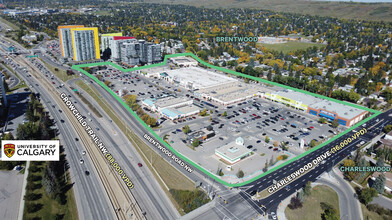 3630 Brentwood Blvd NW, Calgary, AB - aerial  map view - Image1