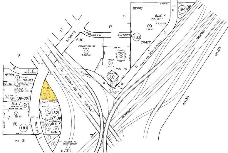 Bristol St, Costa Mesa, CA for sale - Plat Map - Image 1 of 1