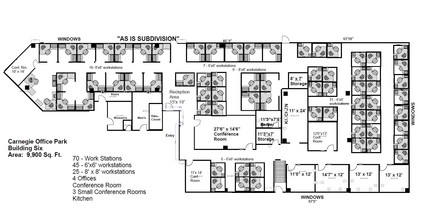 600 N Bell Ave, Carnegie, PA for lease Floor Plan- Image 1 of 17