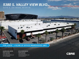 More details for 5380 S Valley View Blvd, Las Vegas, NV - Industrial for Lease
