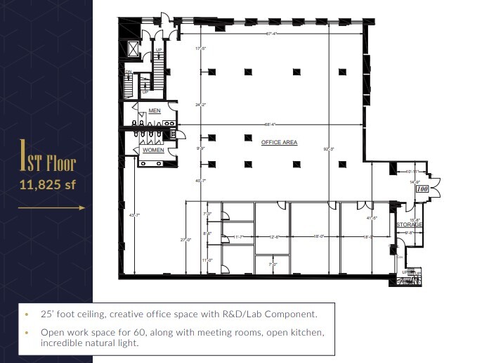 1212 Broadway, Oakland, CA for lease Floor Plan- Image 1 of 2