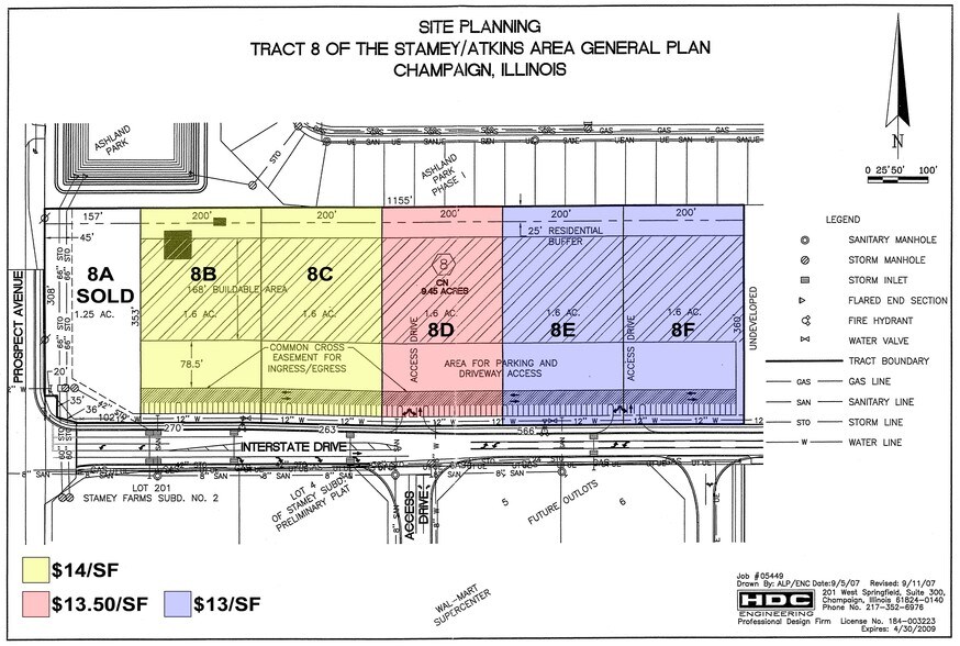 Prospect & Interstate Dr, Champaign, IL for sale - Primary Photo - Image 1 of 1