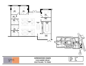 3120 Sabre Dr, Southlake, TX for lease Floor Plan- Image 1 of 7