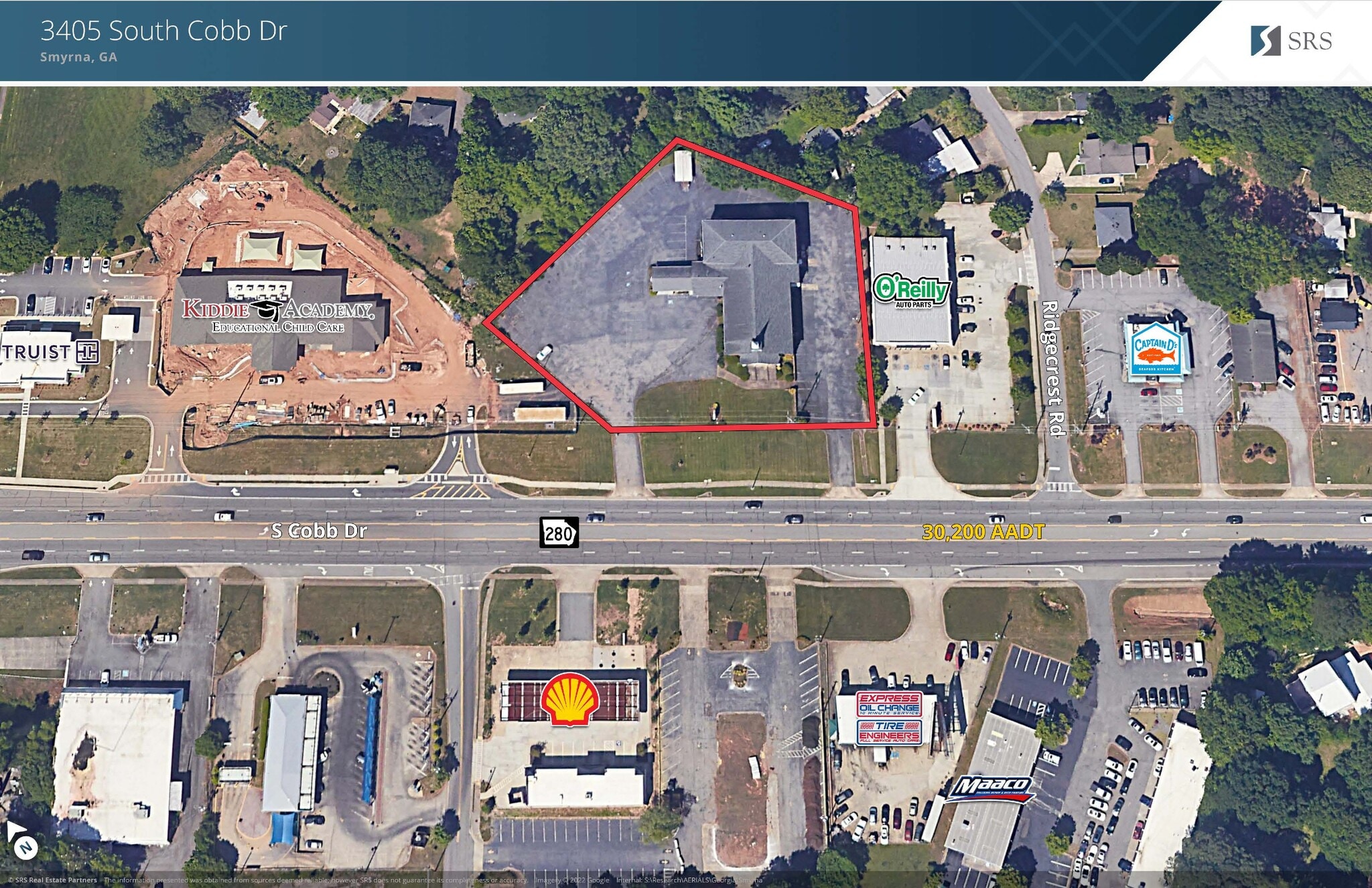 3405 S Cobb Dr SE, Smyrna, GA for sale Aerial- Image 1 of 6