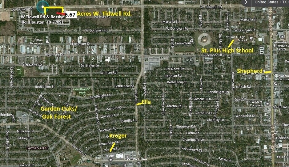 0 W Tidwell Rd Rd, Houston, TX for sale - Building Photo - Image 1 of 1