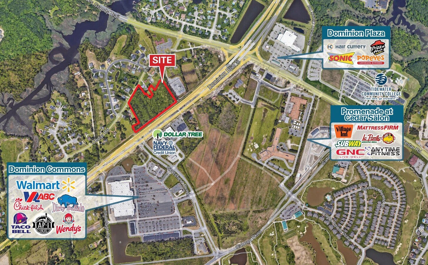 Cedar Rd, Chesapeake, VA 23323