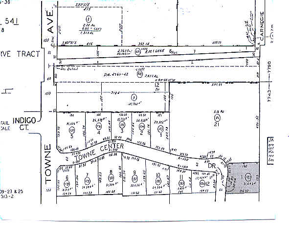 862 Towne Center Dr, Pomona, CA for lease - Plat Map - Image 3 of 3