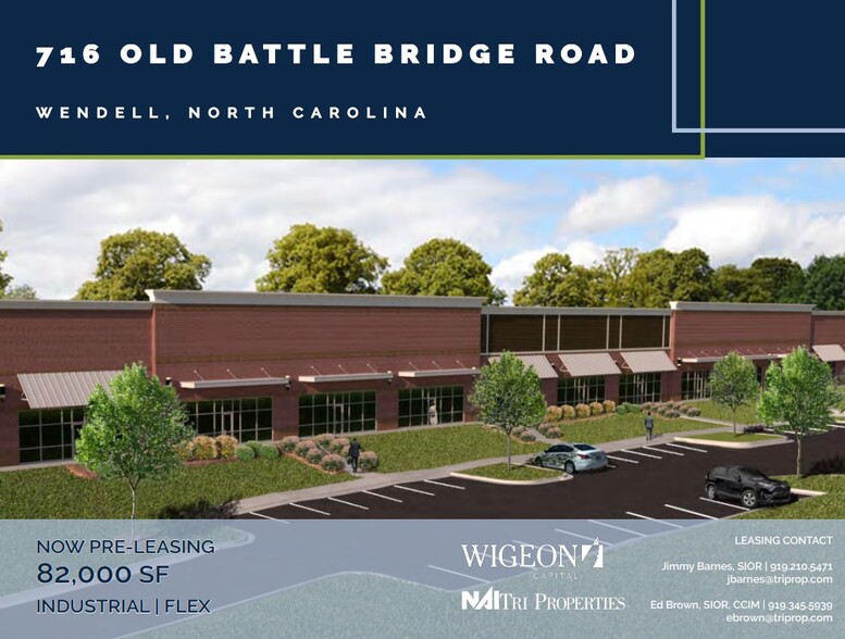 716 Old Battle Bridge Rd, Wendell, NC for lease - Building Photo - Image 1 of 1