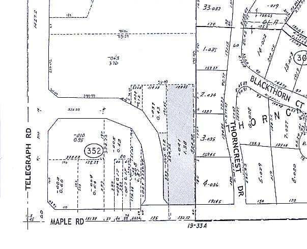 4050 W Maple Rd, Bloomfield Hills, MI for lease - Plat Map - Image 2 of 8