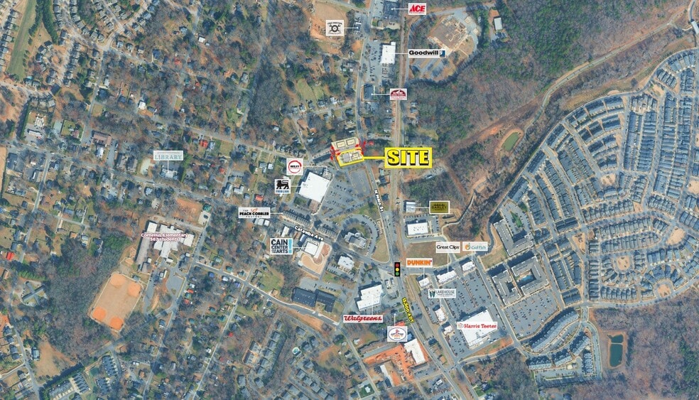 20205 N Main St, Cornelius, NC for lease - Aerial - Image 2 of 3