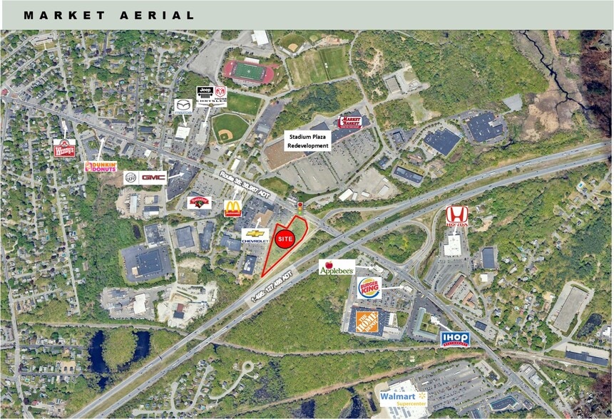 1 Main St, Tewksbury, MA for lease - Aerial - Image 3 of 3