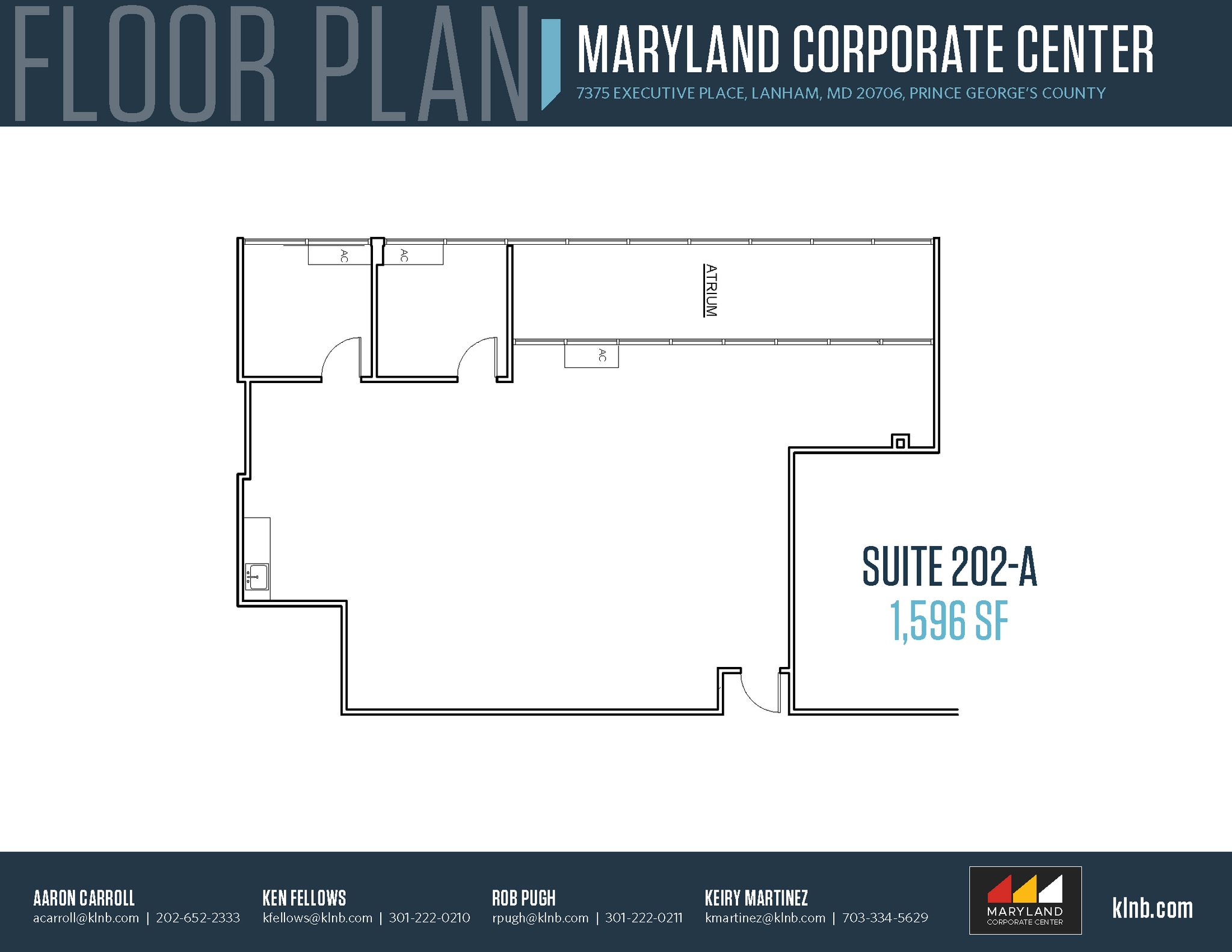 7375 Executive Pl, Lanham, MD for lease Floor Plan- Image 1 of 1
