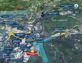 110 Airpark Rd, West Lebanon, NH - AERIAL map view