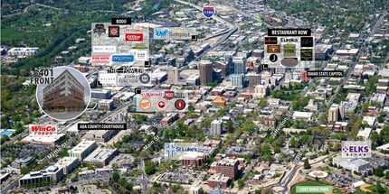 401 W Front St, Boise, ID - AERIAL  map view
