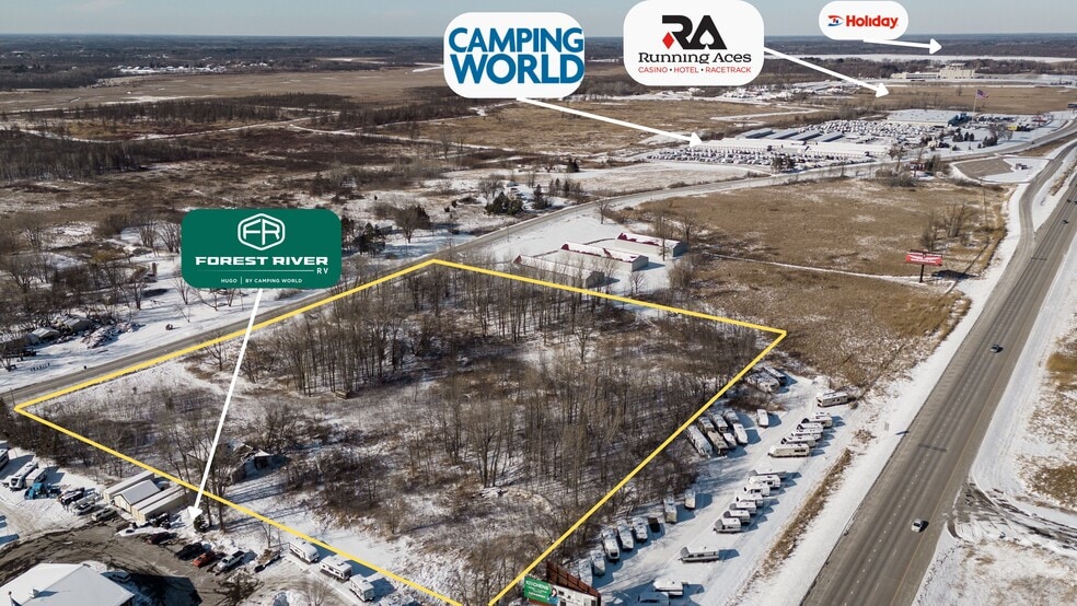 Land in Columbus, MN for sale - Aerial - Image 1 of 8