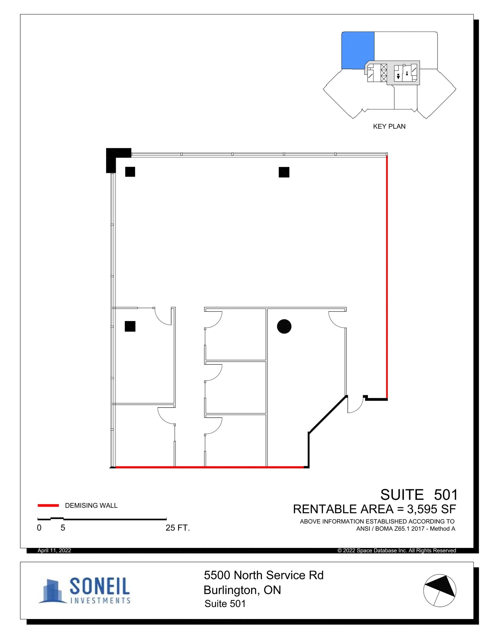 5500 N Service Rd, Burlington, ON for lease Site Plan- Image 1 of 9
