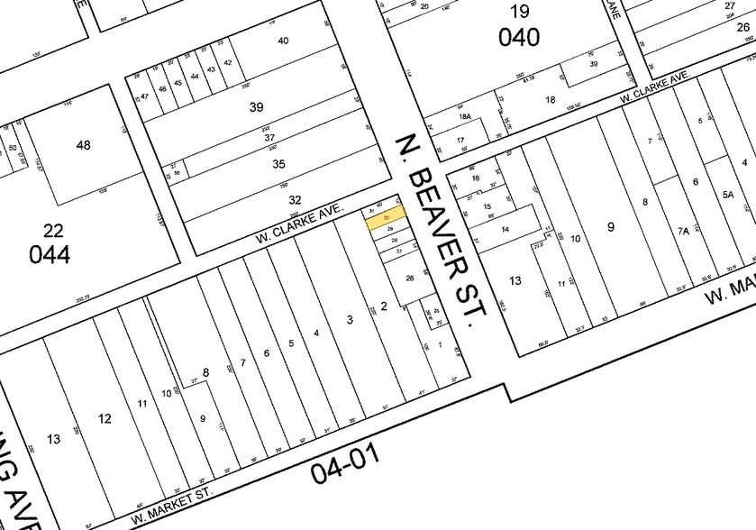 6-8 N Beaver St, York, PA for sale - Plat Map - Image 3 of 3