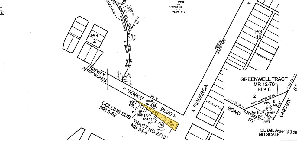 1600 S Figueroa St, Los Angeles, CA for sale - Plat Map - Image 3 of 9