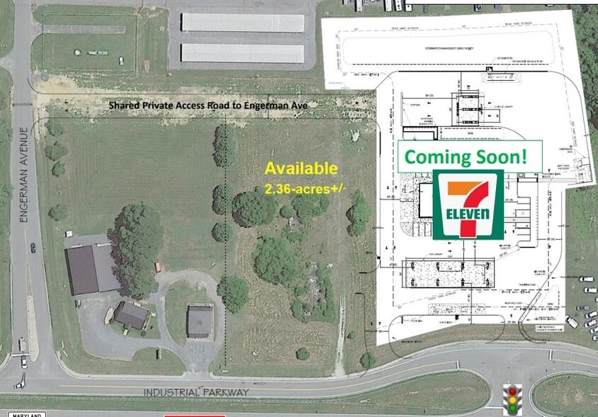 1155 Industrial Pk Wy, Denton, MD for sale - Aerial - Image 2 of 2
