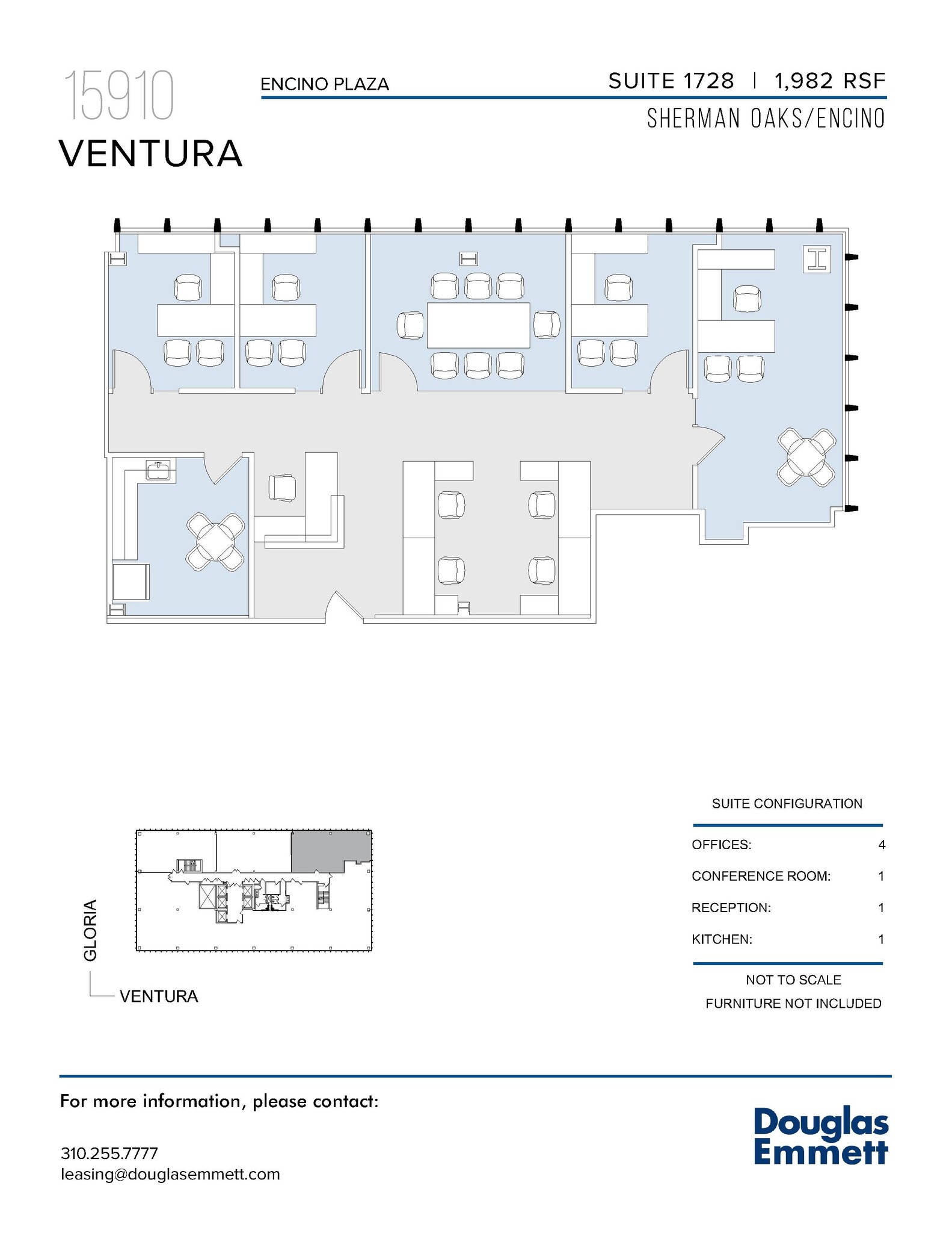 15910 Ventura Blvd, Encino, CA for lease Floor Plan- Image 1 of 1