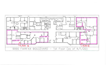 9990 Fairfax Blvd, Fairfax, VA for lease Floor Plan- Image 1 of 1