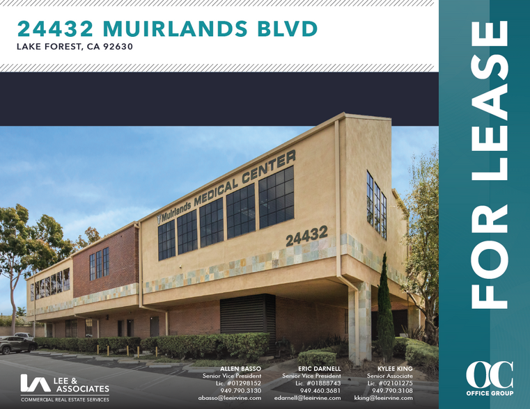 24432 Muirlands Blvd, Lake Forest, CA for lease - Building Photo - Image 1 of 7