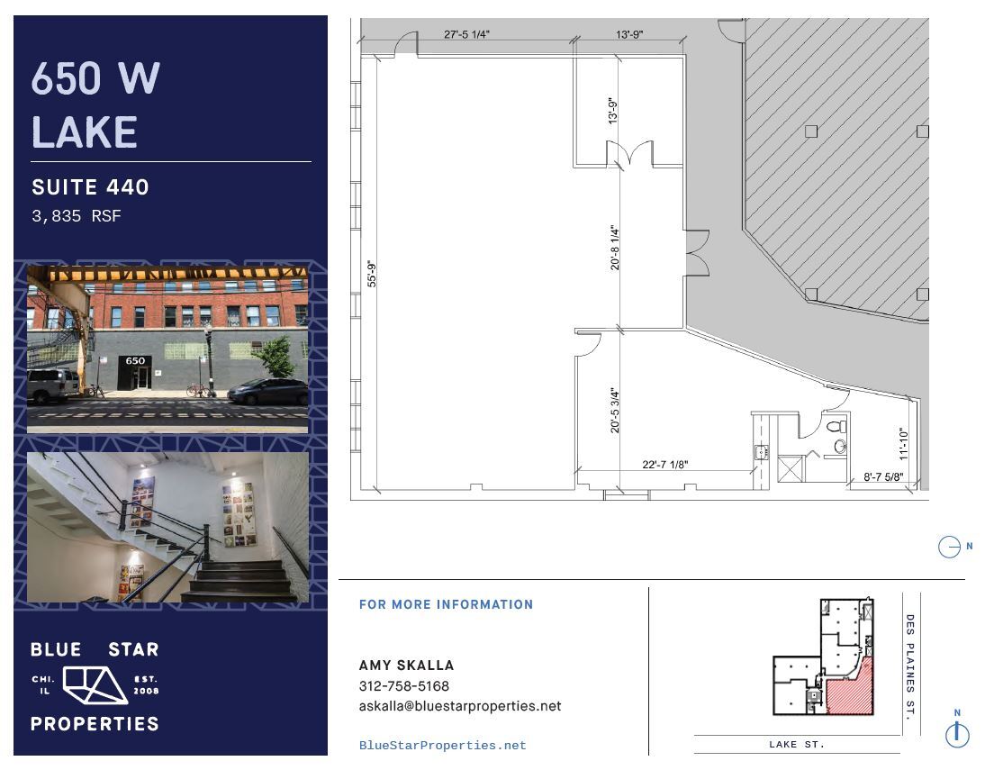 650 W Lake St, Chicago, IL for lease Floor Plan- Image 1 of 5