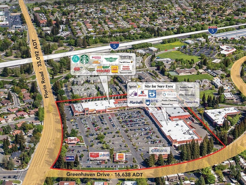 980-1058 Florin Rd, Sacramento, CA for lease - Building Photo - Image 2 of 6