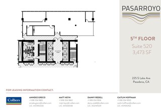 225 S Lake Ave, Pasadena, CA for lease Floor Plan- Image 1 of 1