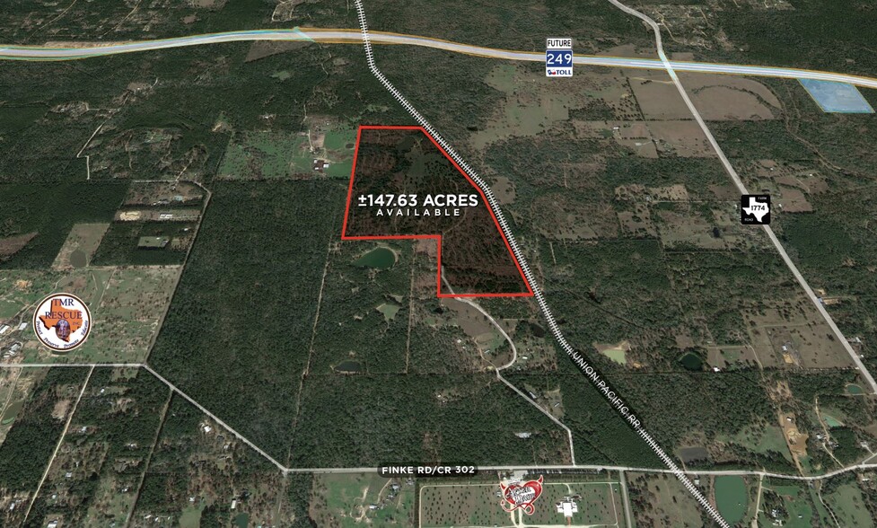 County Road 302 Rd, Plantersville, TX for sale - Aerial - Image 2 of 2