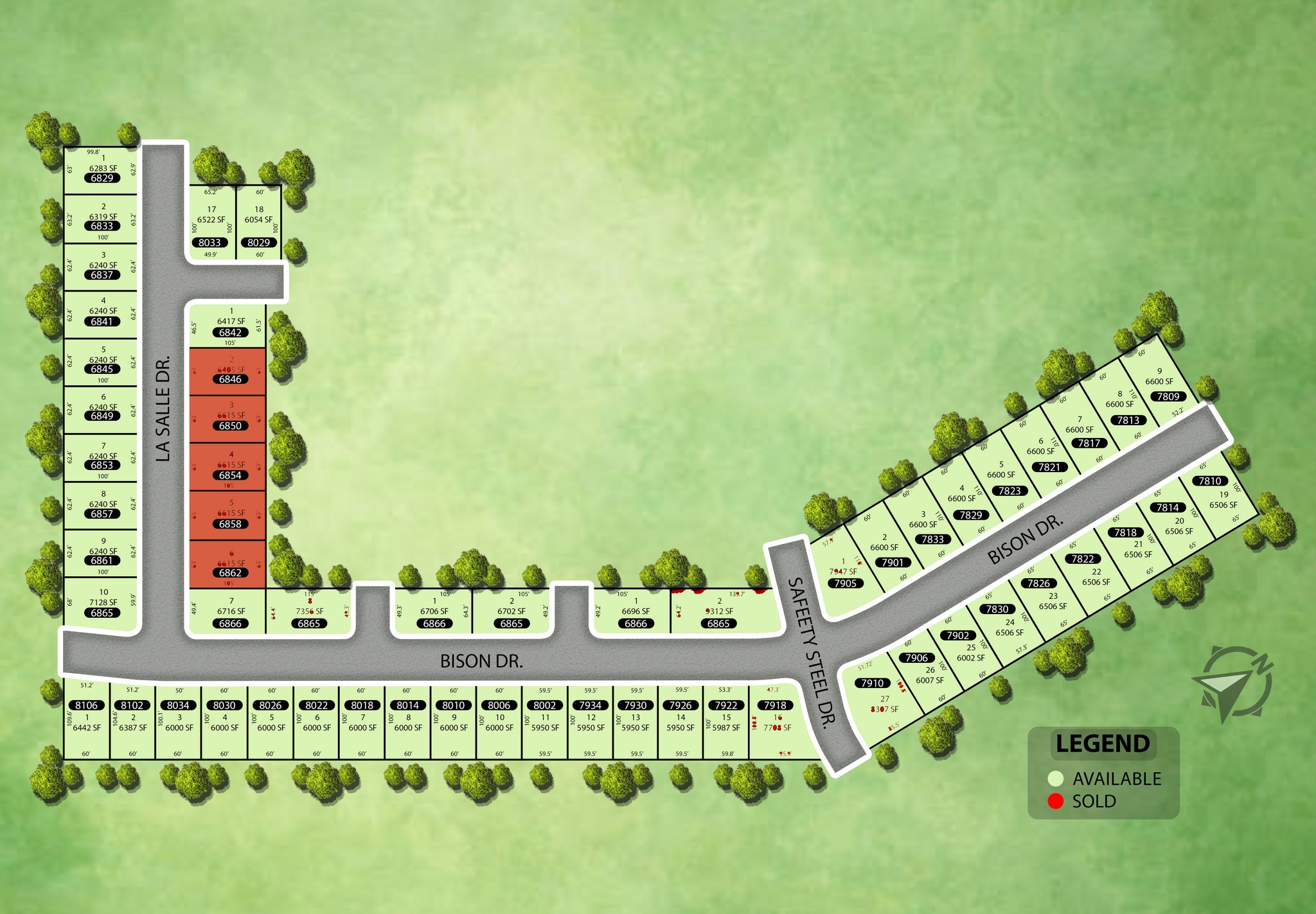 8010 Bison Dr, Corpus Christi, TX for sale Site Plan- Image 1 of 3