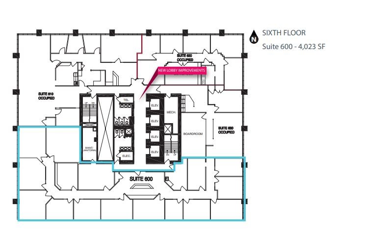 715 5 Av SW, Calgary, AB for lease Floor Plan- Image 1 of 1