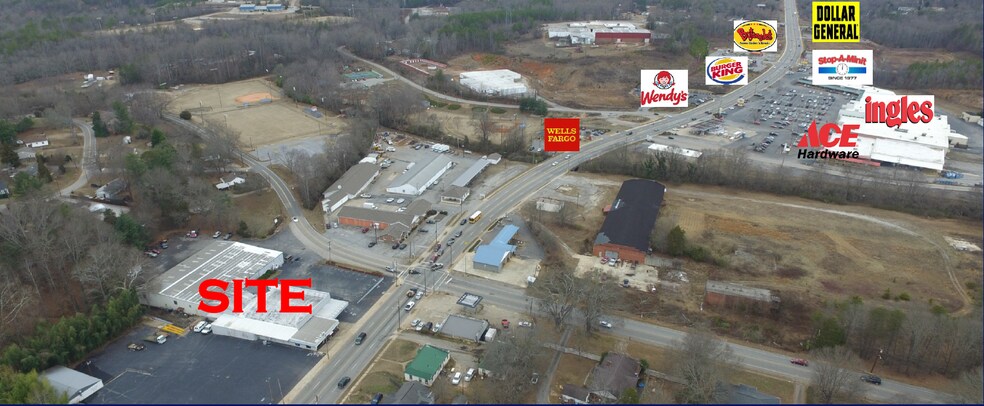 311-319 Ann St, Pickens, SC for sale - Aerial - Image 3 of 4