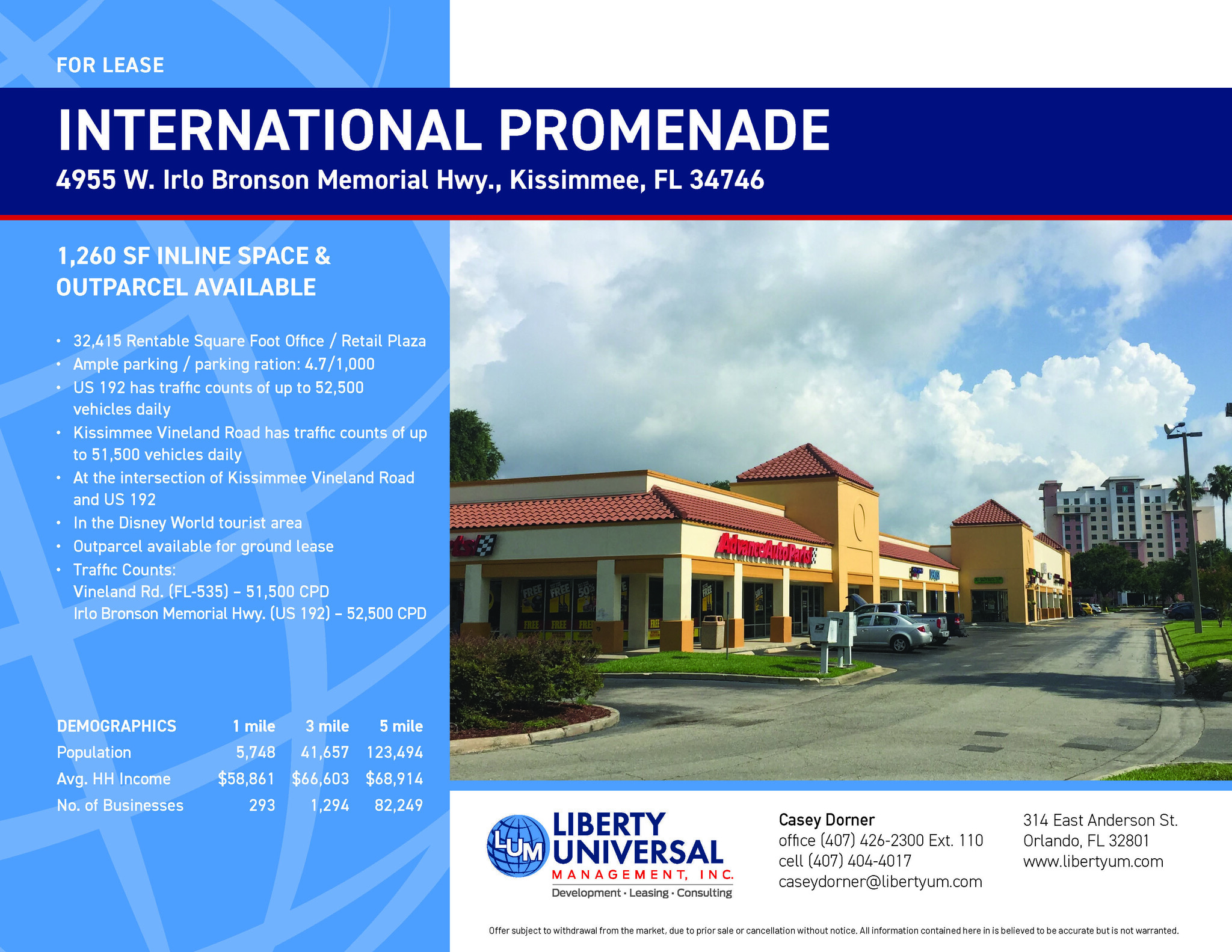 4955 W Irlo Bronson Memorial Hwy, Kissimmee, FL for lease Building Photo- Image 1 of 16