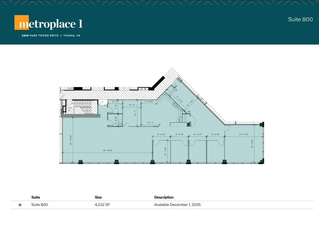 2650 Park Tower Dr, Merrifield, VA for lease Floor Plan- Image 1 of 1