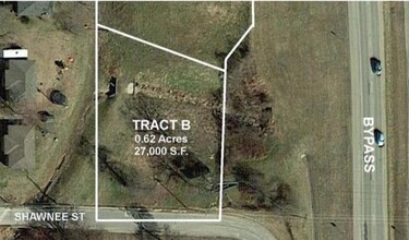 1011 E Shawnee St, Tahlequah, OK - aerial  map view