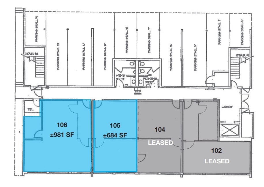 1706 5th Ave, San Diego, CA for lease Floor Plan- Image 1 of 1