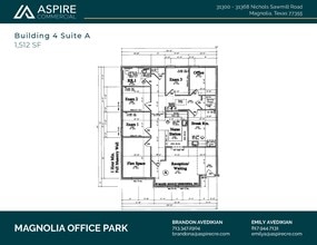 31368 Nichols Sawmill Rd, Magnolia, TX for lease Floor Plan- Image 1 of 2