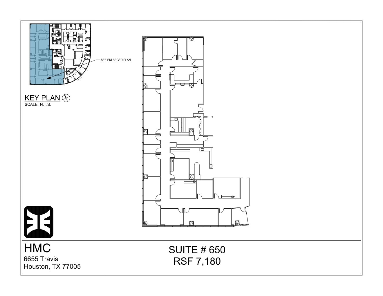 6655 Travis St, Houston, TX for lease Floor Plan- Image 1 of 1