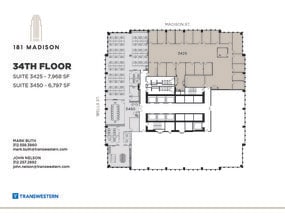 181 W Madison St, Chicago, IL for lease Floor Plan- Image 2 of 2