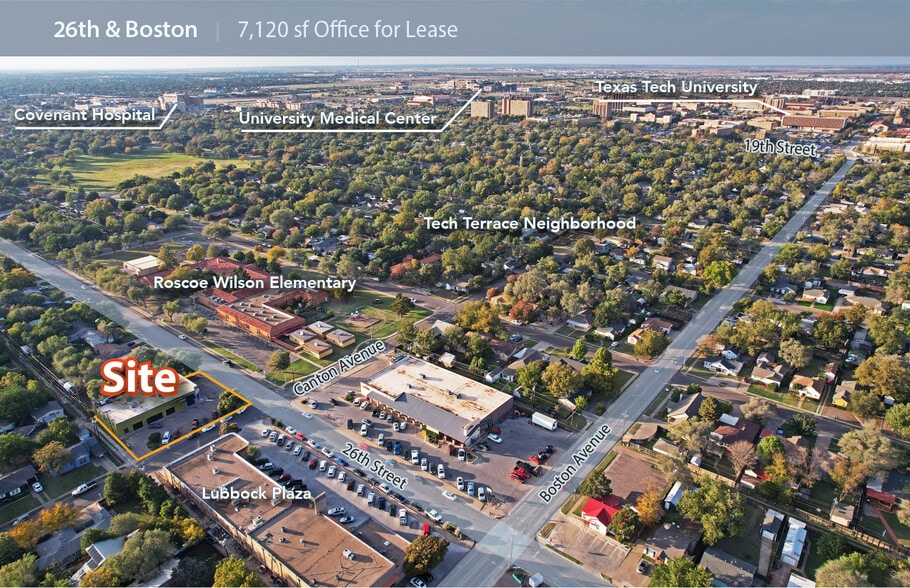 2801 26th St, Lubbock, TX 79410 26th & Boston 7,120 sf Office for