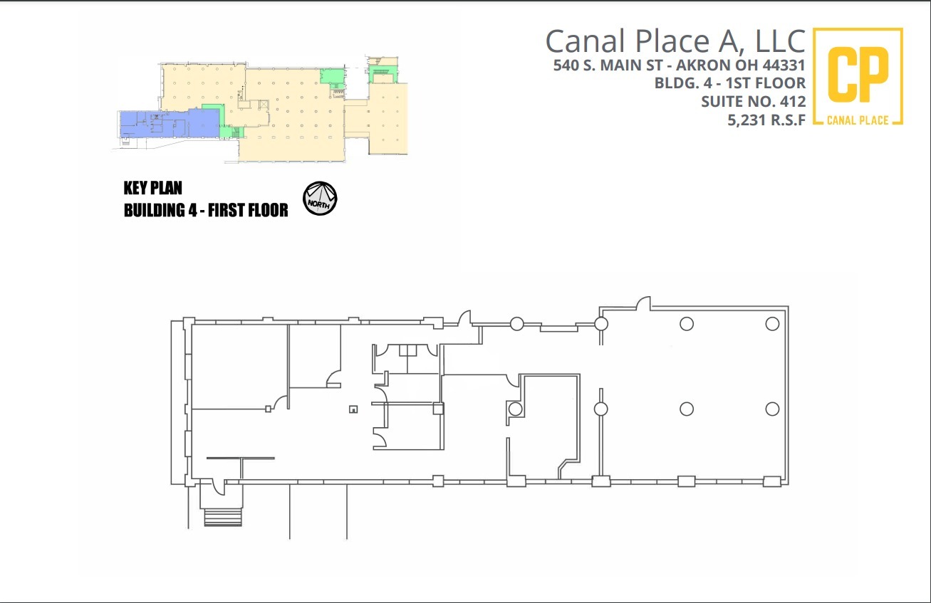 540 S Main St, Akron, OH for lease Floor Plan- Image 1 of 1