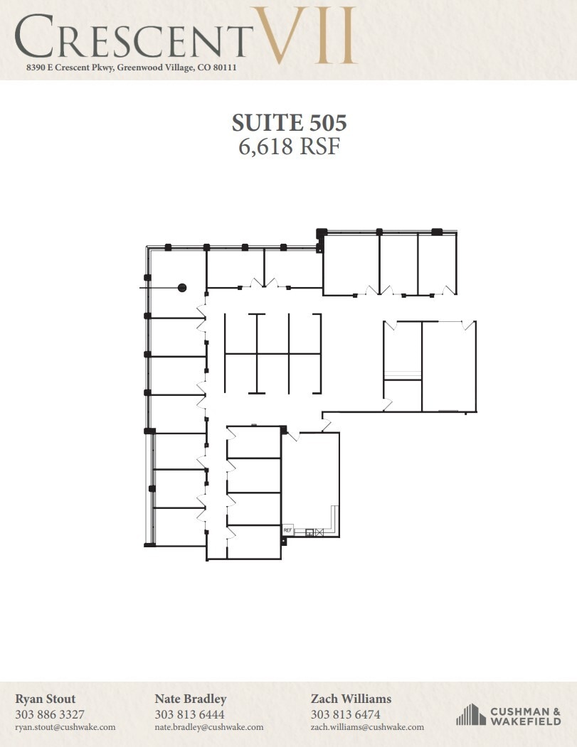 8390 E Crescent Pky, Greenwood Village, CO for lease Floor Plan- Image 1 of 1