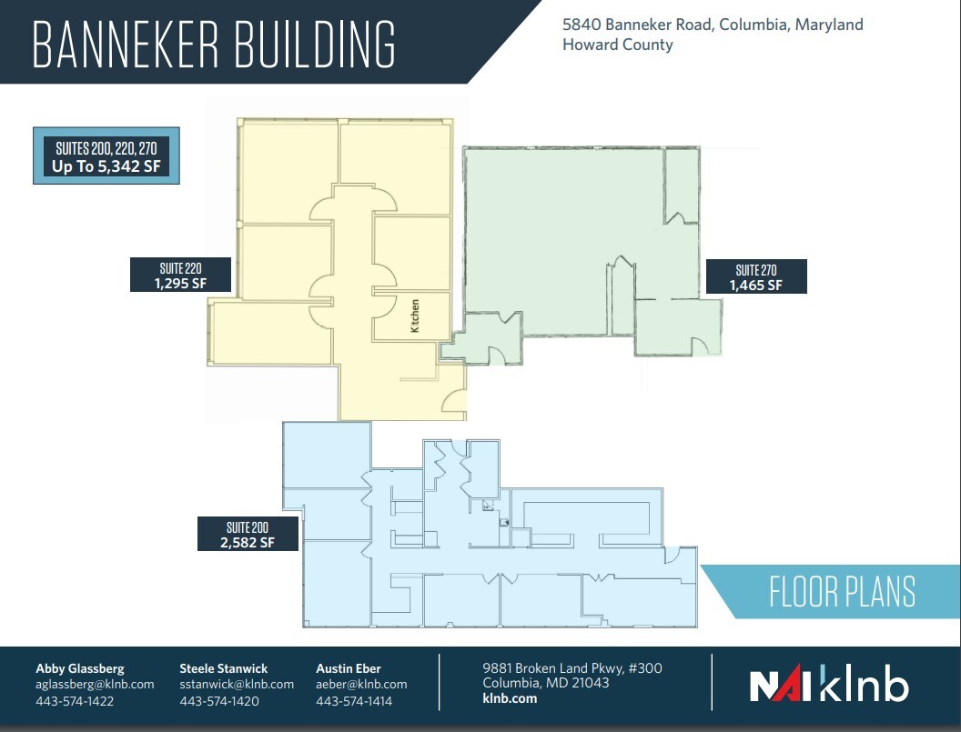 5840 Banneker Rd, Columbia, MD for lease Floor Plan- Image 1 of 1