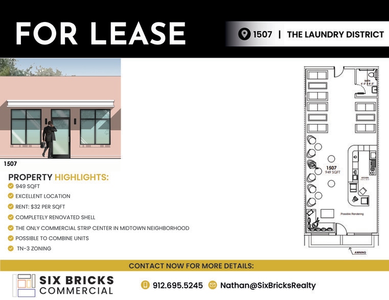 1501-1509 Paulsen St, Savannah, GA for lease - Building Photo - Image 3 of 7