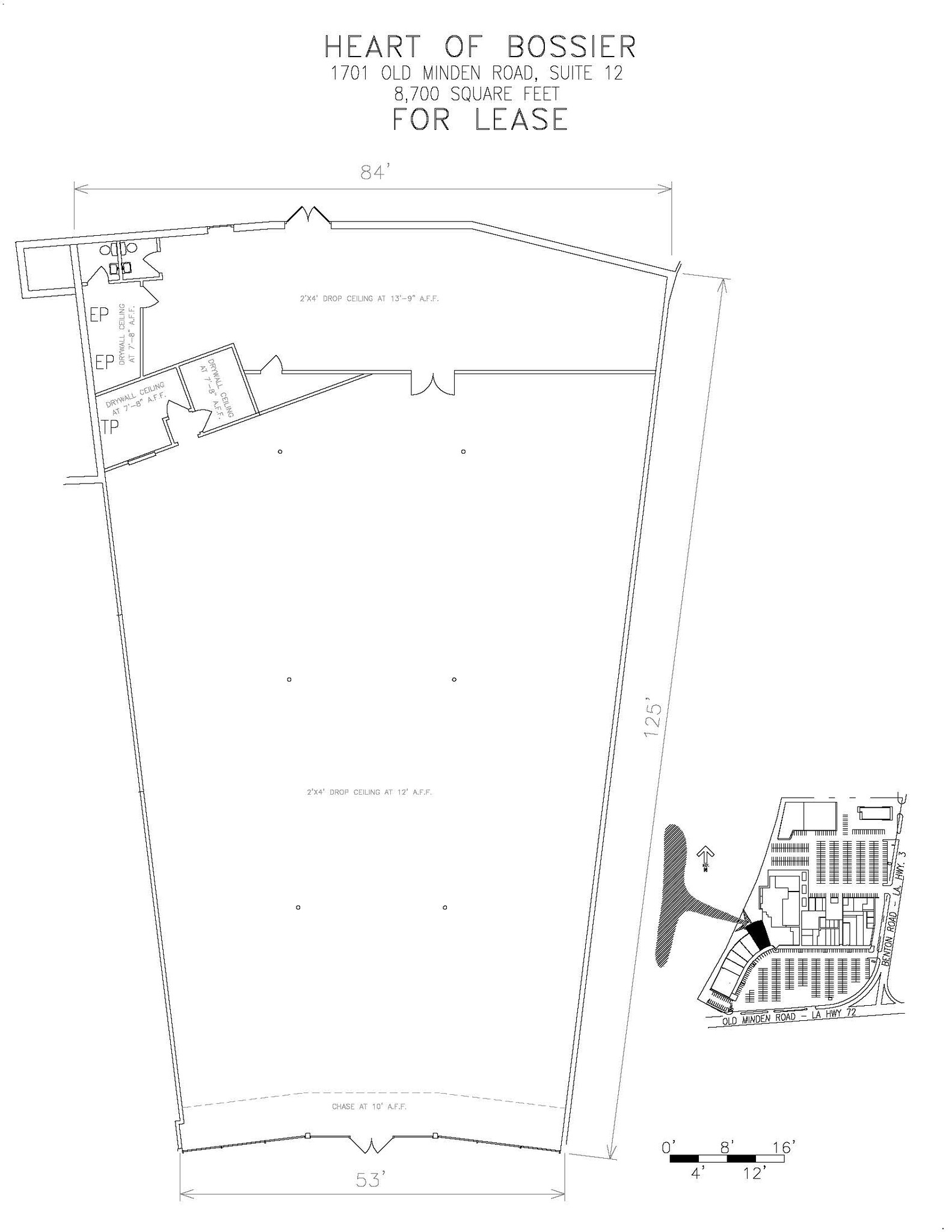 1701 Old Minden Rd, Bossier City, LA for lease Site Plan- Image 1 of 1