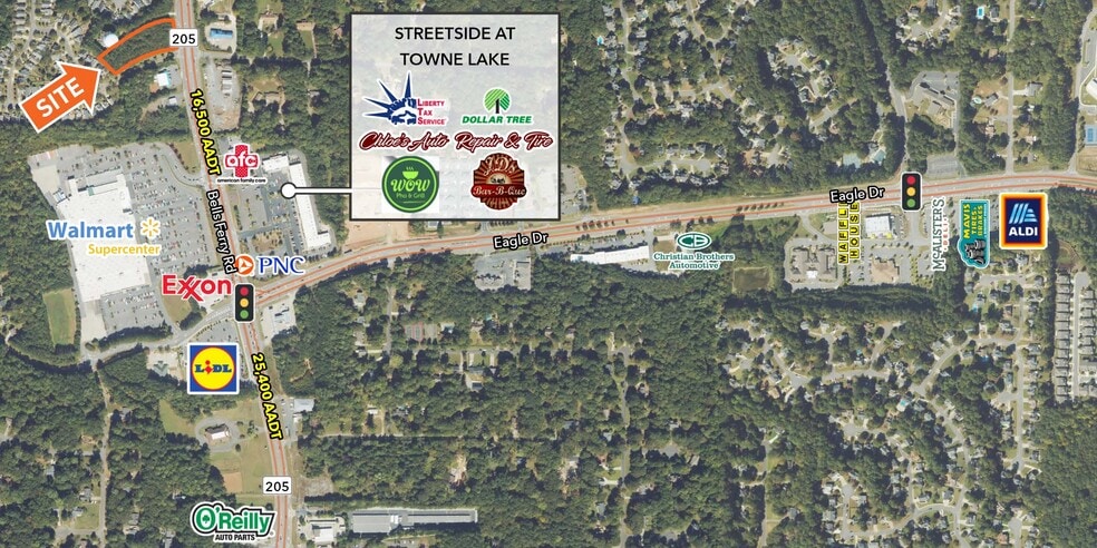 6453 Bells Ferry rd, Woodstock, GA for lease - Aerial - Image 2 of 2