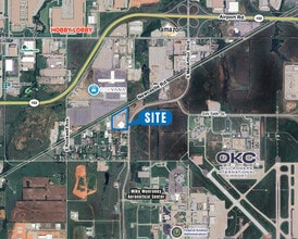 6602 Newcastle Rd, Oklahoma City, OK - AERIAL  map view
