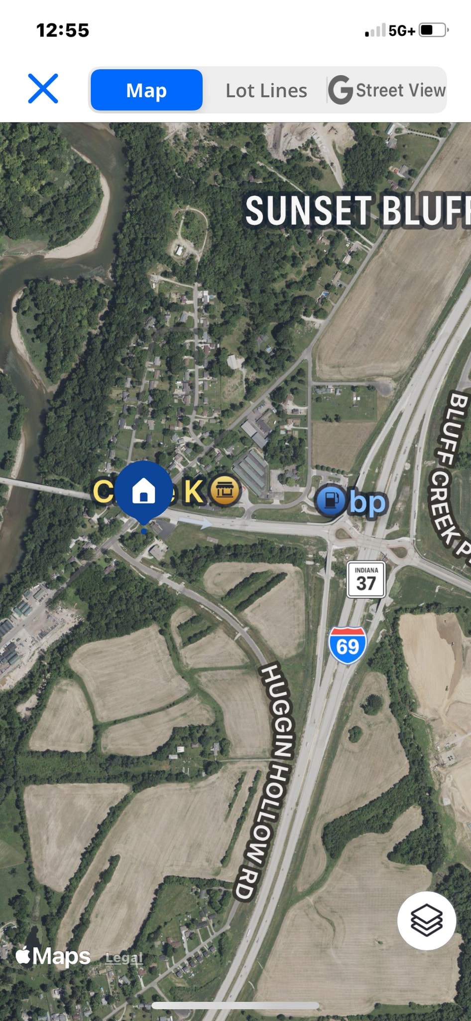 9393 N Waverly Park Rd, Martinsville, IN for sale Aerial- Image 1 of 8